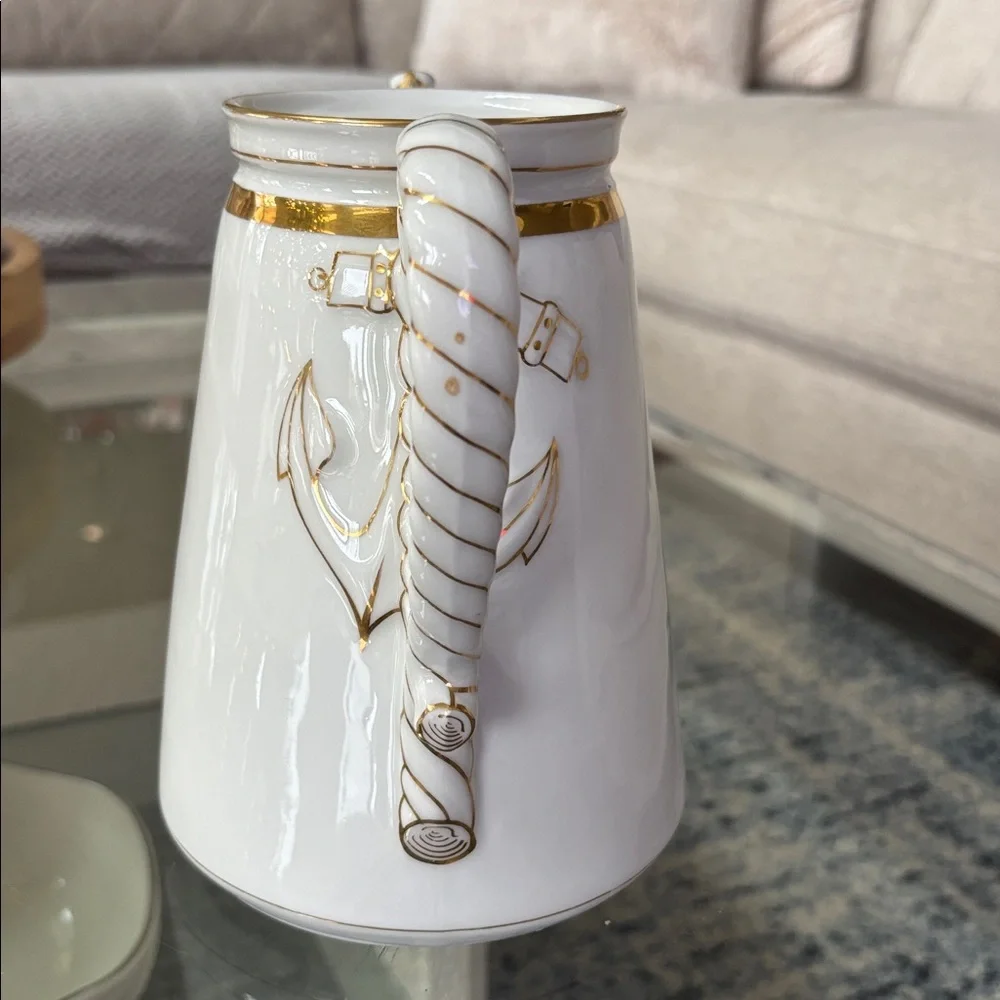 Haviland & Company Limoges Porcelain Nautical Coffee Server